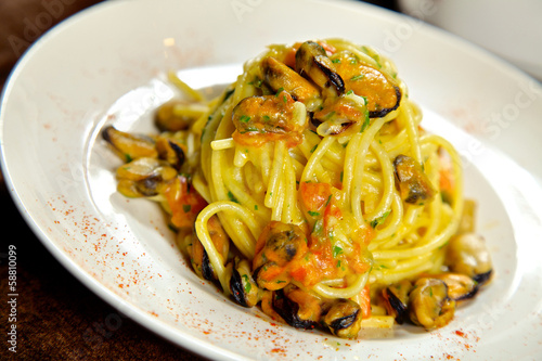 Food in the restaurant