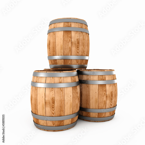 Wooden barrels © ilyarexi