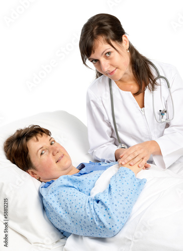 Nurse and patient