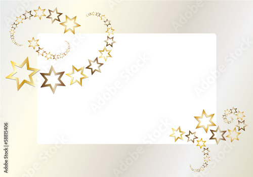 Goldene Sternschnuppen - Sterne - Schweif - Glitzer Papier, Deko für Weihnachten