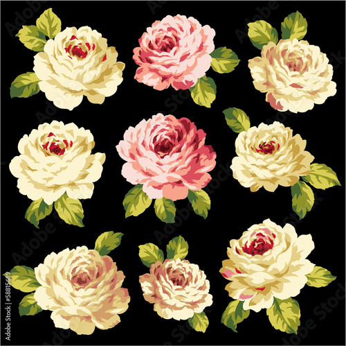 薔薇のコサージュ