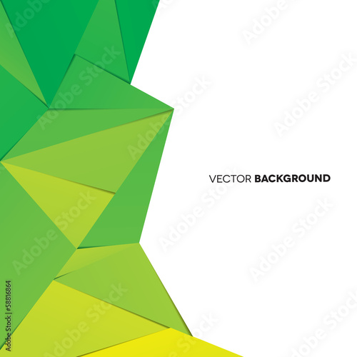 Green Geometric Background