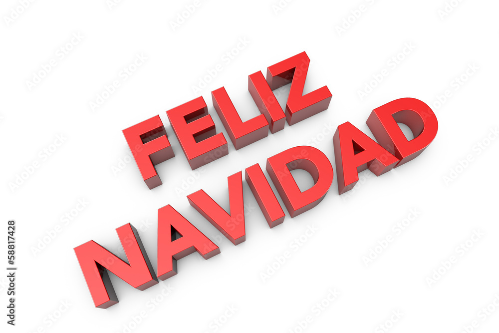 3d computer generated feliz navidad text 3d computer generated feliz navidad text