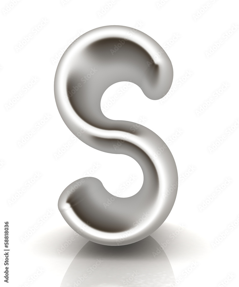 3D metall letter 3D metall letter