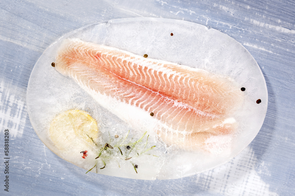 Pangasius fillet. Pangasius fillet.