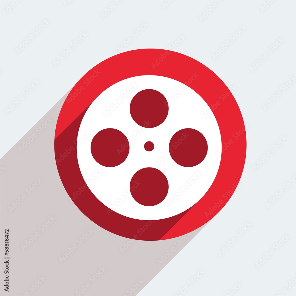 Vector red circle icon on gray background. Eps10 Vector red circle icon on gray background. Eps10