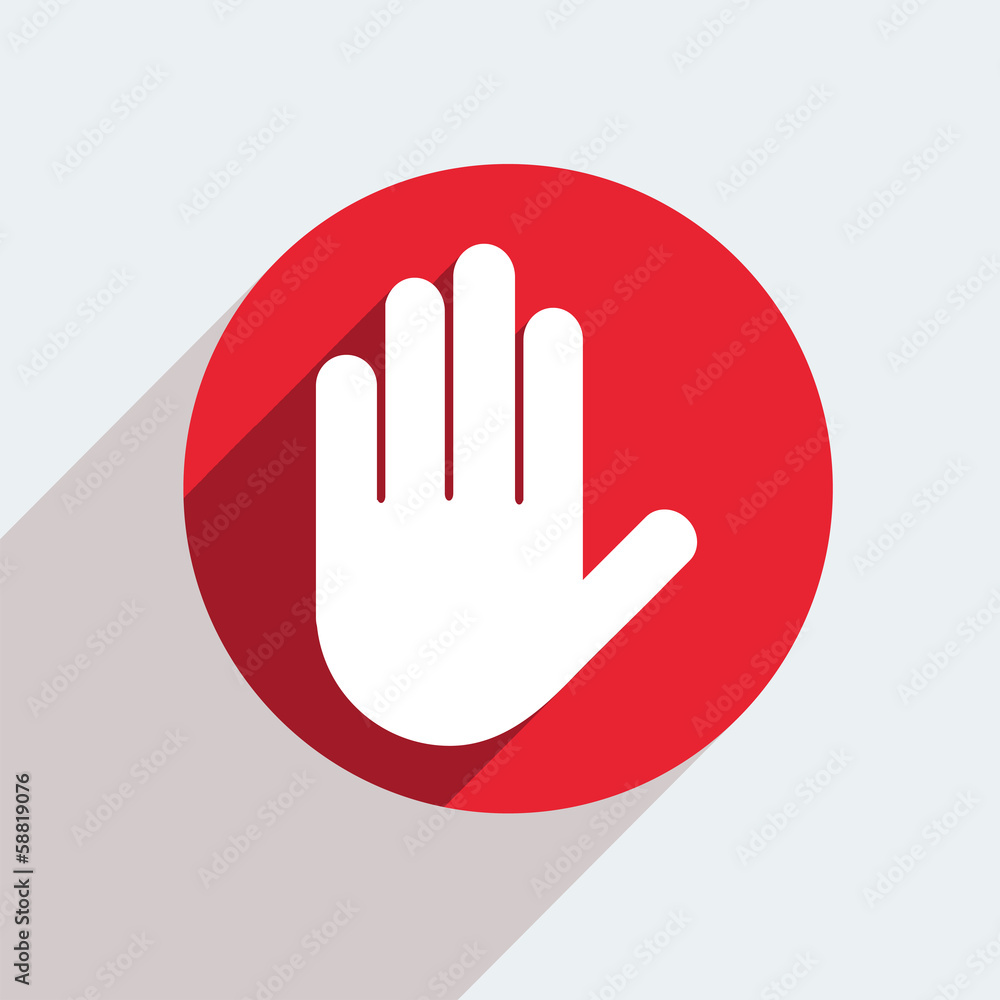 Vector red circle icon on gray background. Eps10 Vector red circle icon on gray background. Eps10