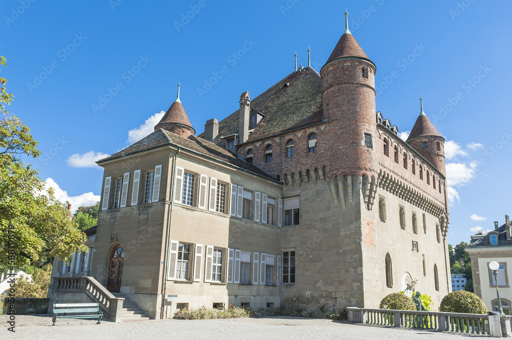 Altstadt von Lausanne, Schloss Saint-Maire, Platz, Schweiz