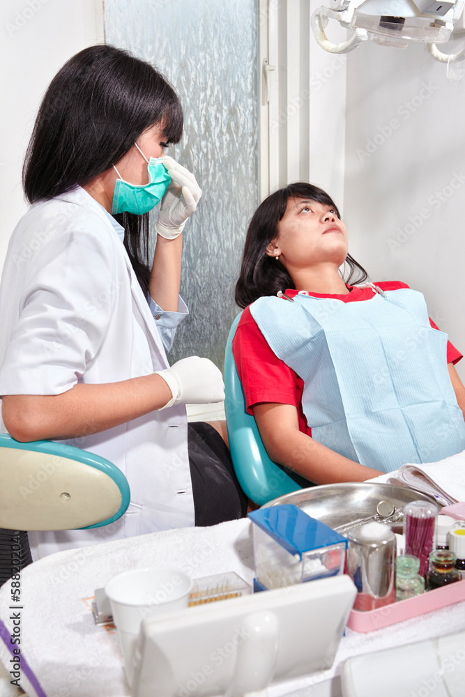 Denstist prep patient Denstist prep patient