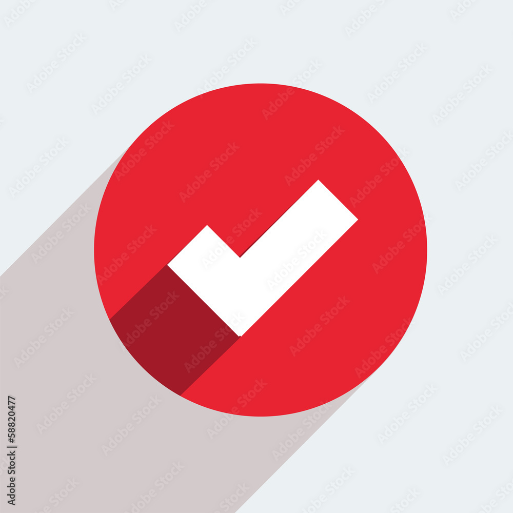 Vector red circle icon on gray background. Eps10 Vector red circle icon on gray background. Eps10