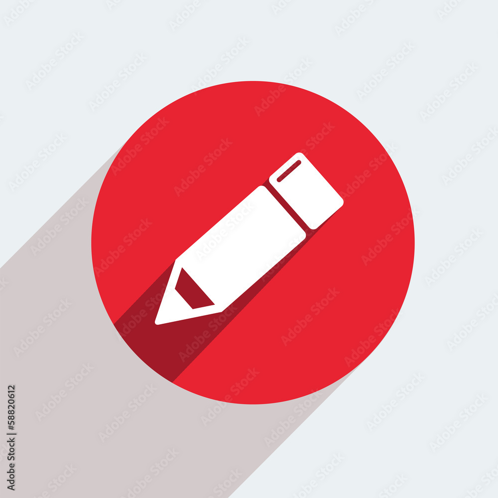 Vector red circle icon on gray background. Eps10 Vector red circle icon on gray background. Eps10