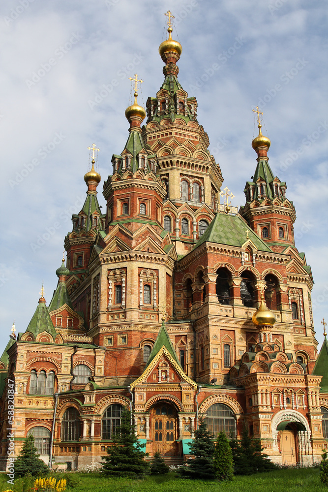 The Peter and Paul Cathedral in Peterhof