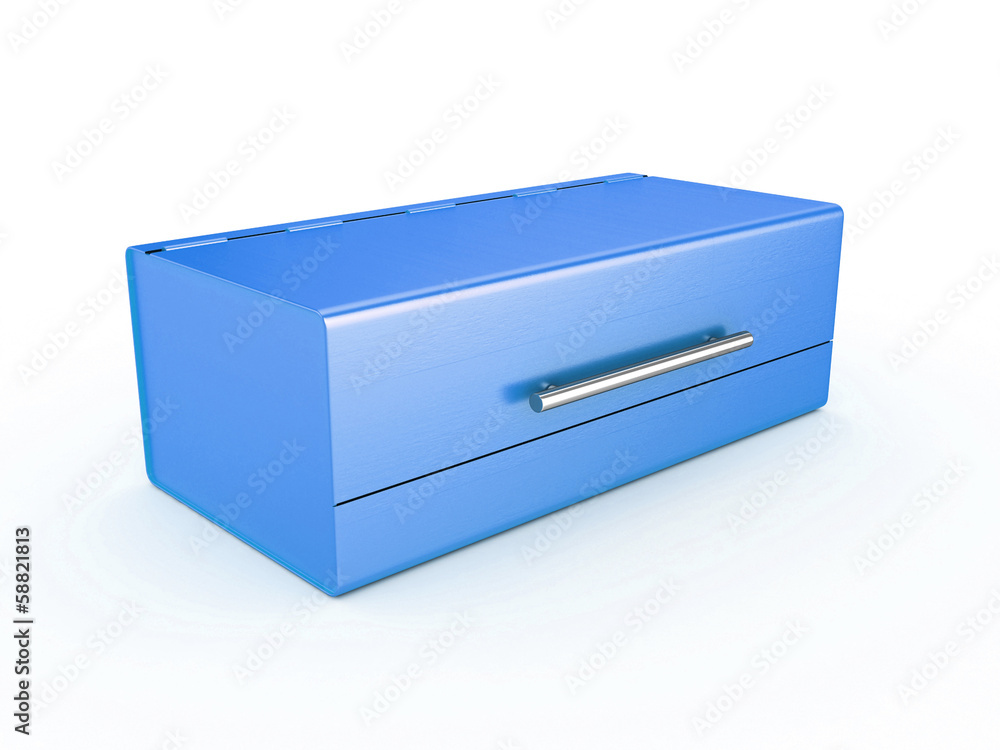 Bread Bin Blue Color Bread Bin Blue Color