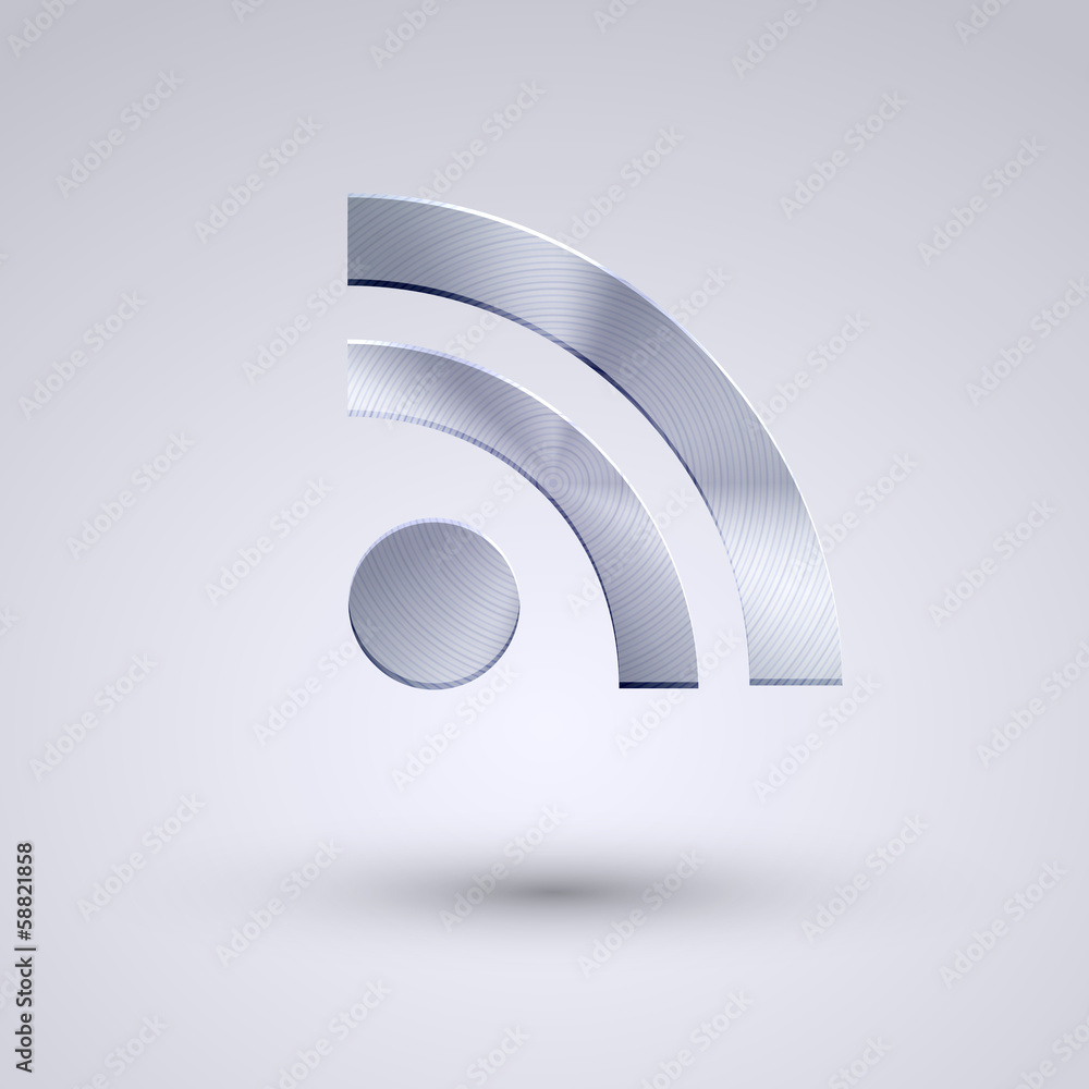 Vector full metal icon on blue background. Eps10 Vector full metal icon on blue background. Eps10