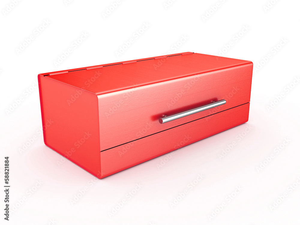 Bread Bin Red Color Bread Bin Red Color