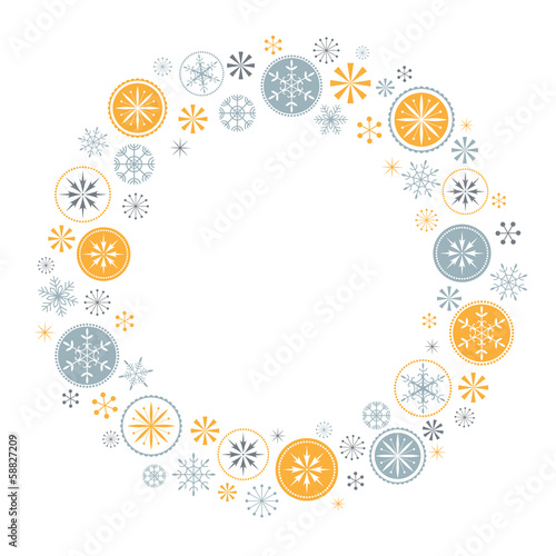 Snowflake frame