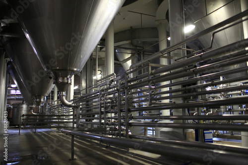 Pipes of brewery