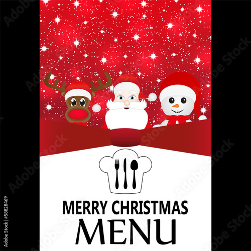 Christmas menu