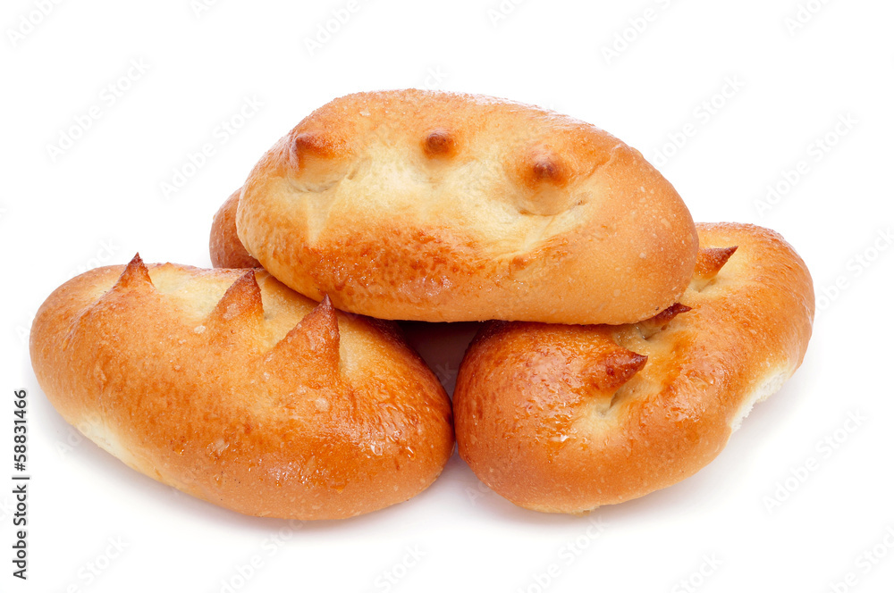 spanish bollos suizos, a brioche with sugar