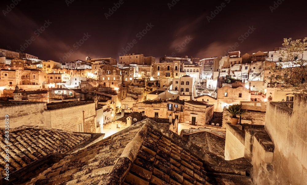 Ancient city Matera in Italy Ancient city Matera in Italy