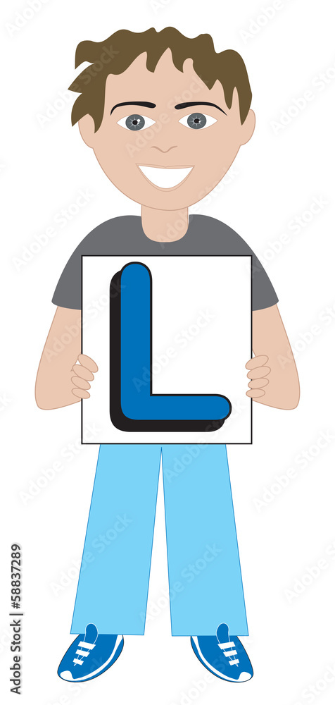 Letter L Boy