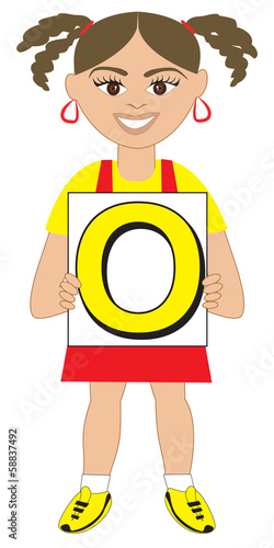 Letter O Girl