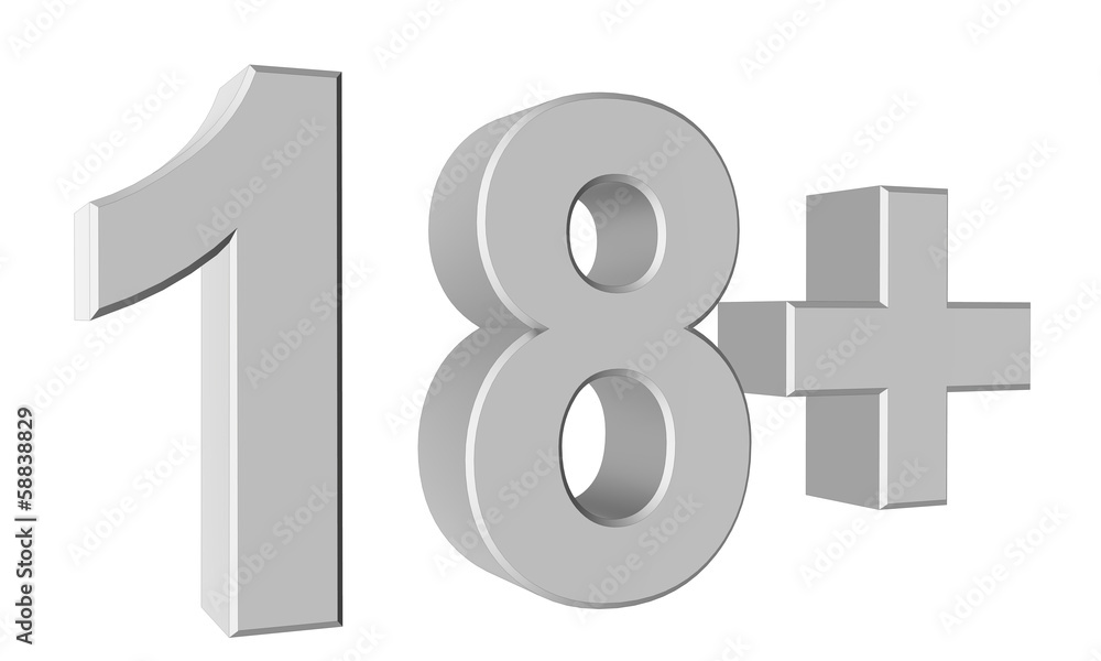 Obraz premium Abstract 3d 18 warning