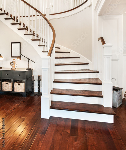 Beautiful Staircase in New Home photo