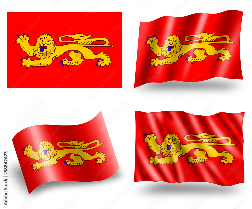 Flag of Aquitaine Region