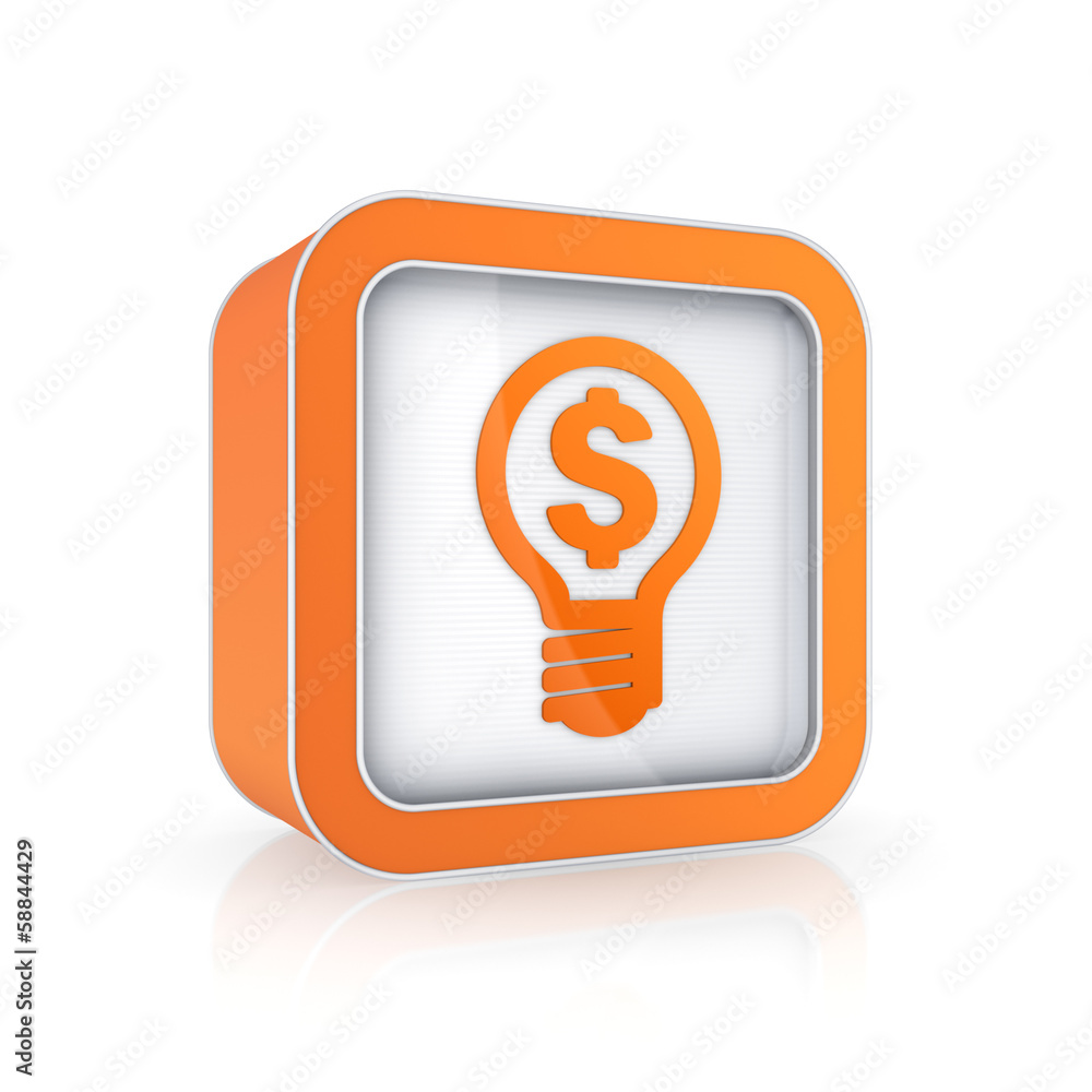 Bulb icon. Bulb icon.