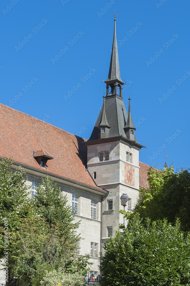 Lausanne, historische Stadtzentrum, Altstadt, Schweiz Lausanne, historische Stadtzentrum, Altstadt, Schweiz