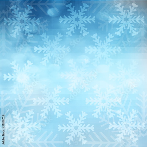 Seamless deep blue christmas texture pattern