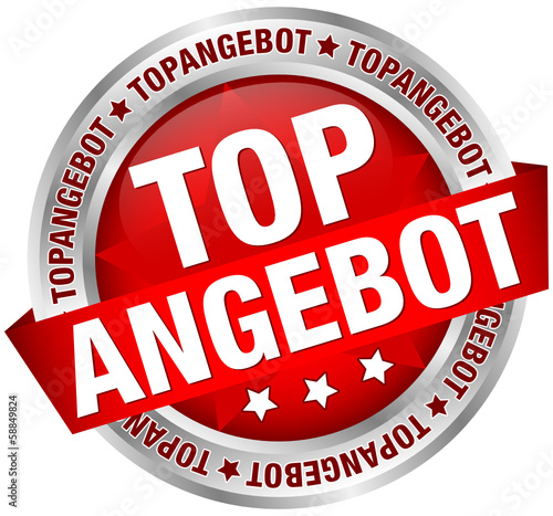 Button Banner "Topangebot" rot