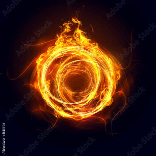 Abstract Ring of Fire