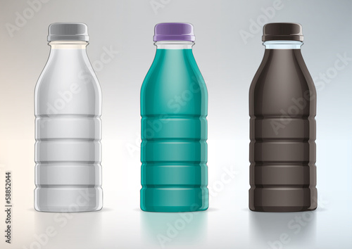 plastic bottle for new design