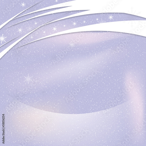 Abstract purple winter Christmas background