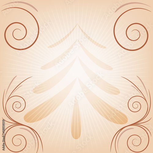 sfondo natalizio decorazione albero stilizzato