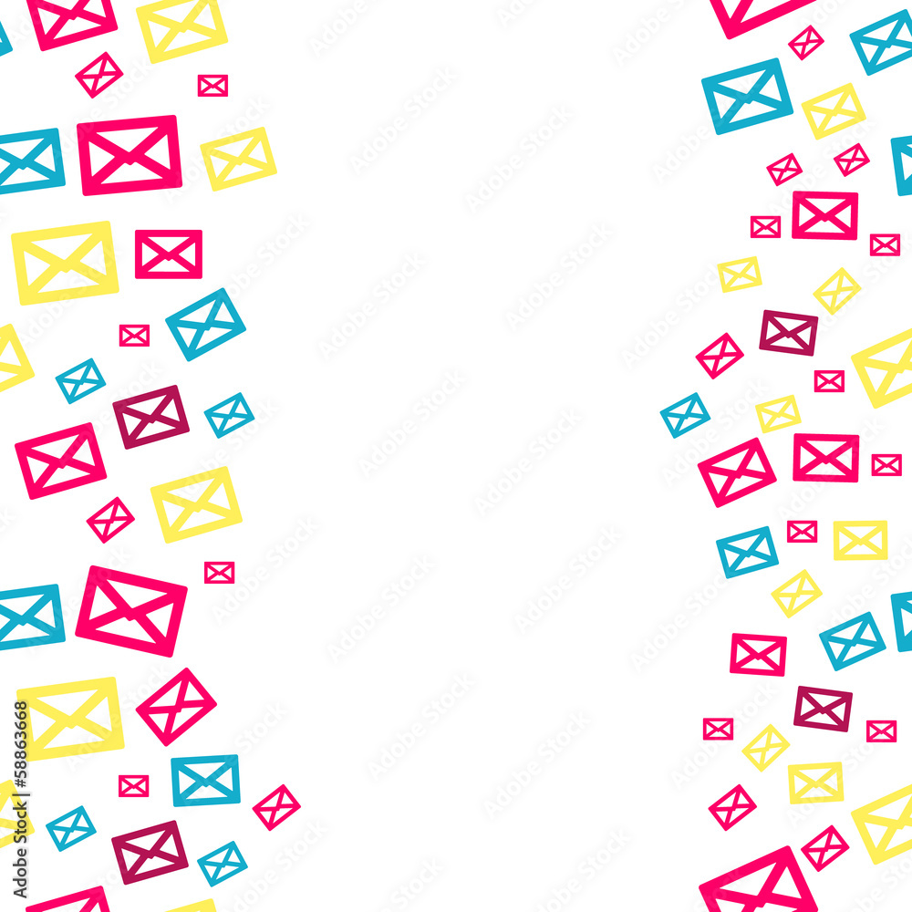 Envelopes border Envelopes border