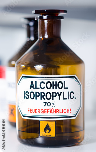 Obraz na plátně alkoholflasche