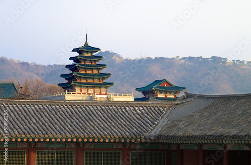 Kyongbokkung Palace,Seoul Korea photo