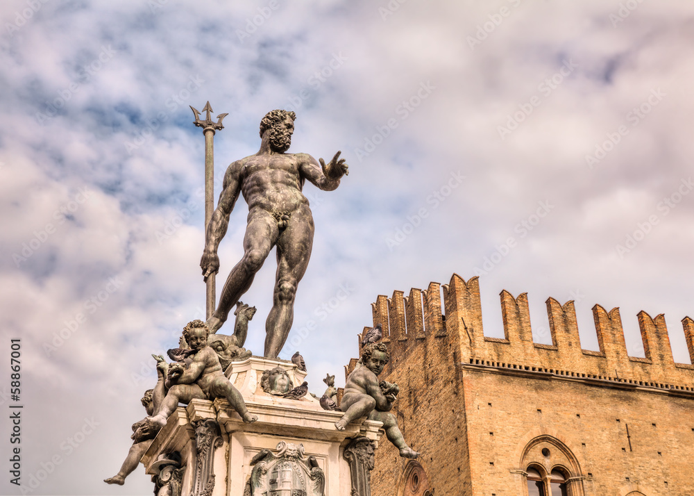 Bologna, Italy - Statue of Neptune