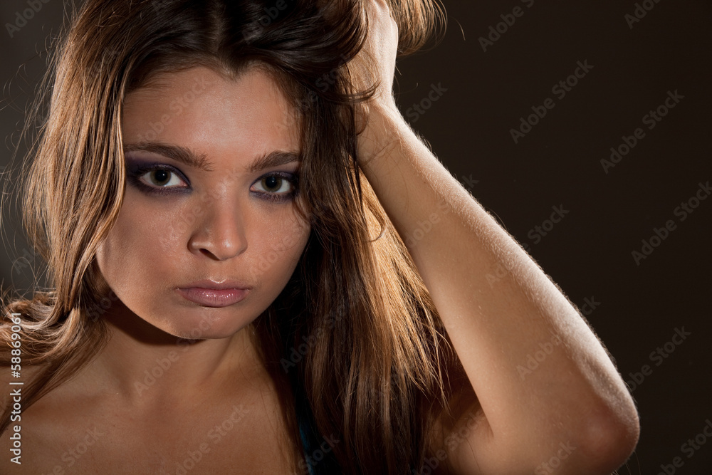 Portrait of a young woman Portrait of a young woman