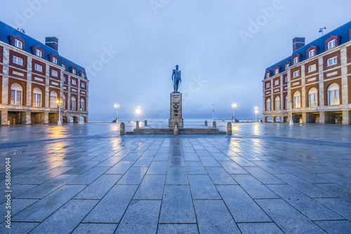 Almirante Brown Square in Mar del Plata, Argentina photo
