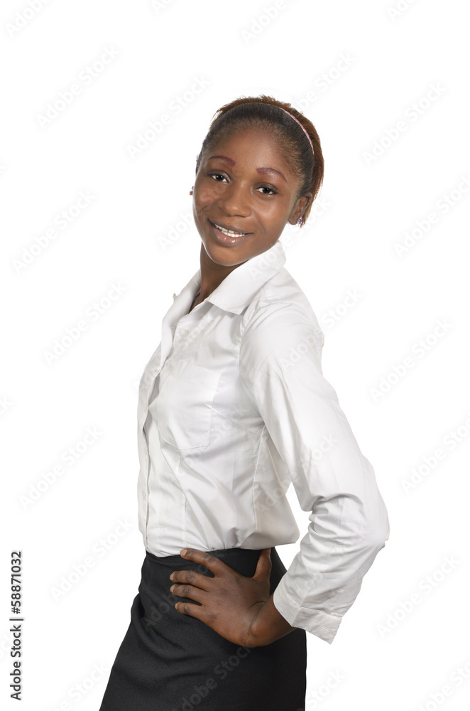 Afrikanische Geschäftsfrau Business Portrait Afrikanische Geschäftsfrau Business Portrait