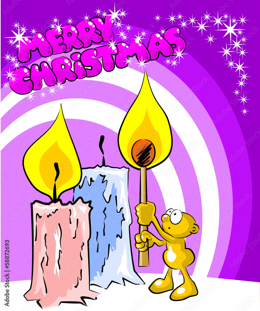 Lighting candles christmas Lighting candles christmas