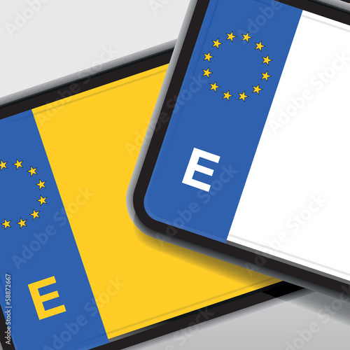 spain number plate