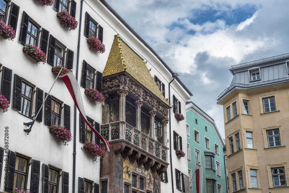 The Golden Roof in Innsbruck, Austria.