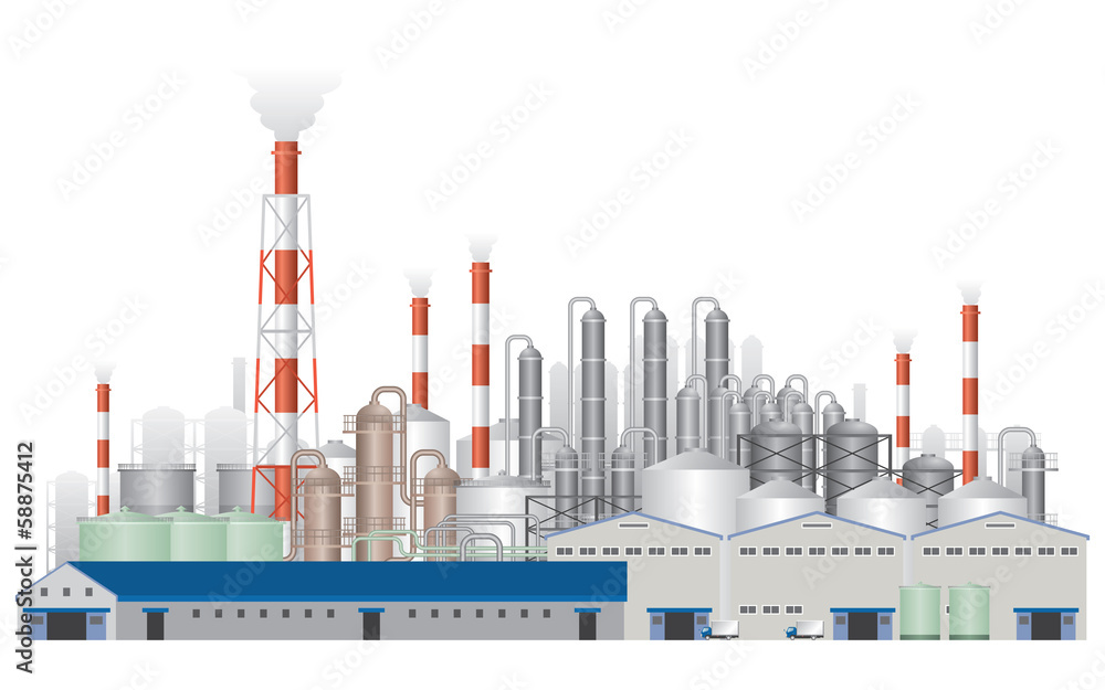Obraz premium 工場の風景