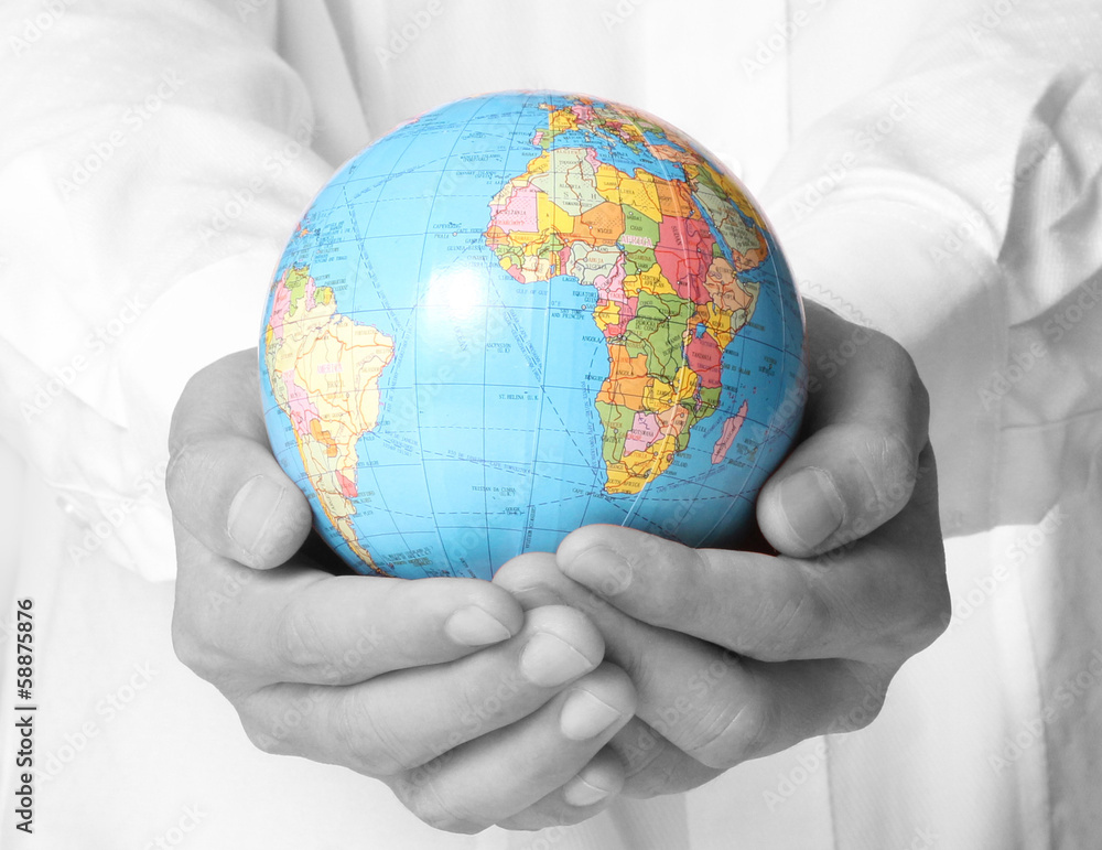 earth social in human hand earth social in human hand