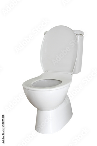 Toilet isolated on white